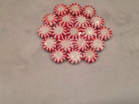 Peppermint Candy Bowls - continuing candies