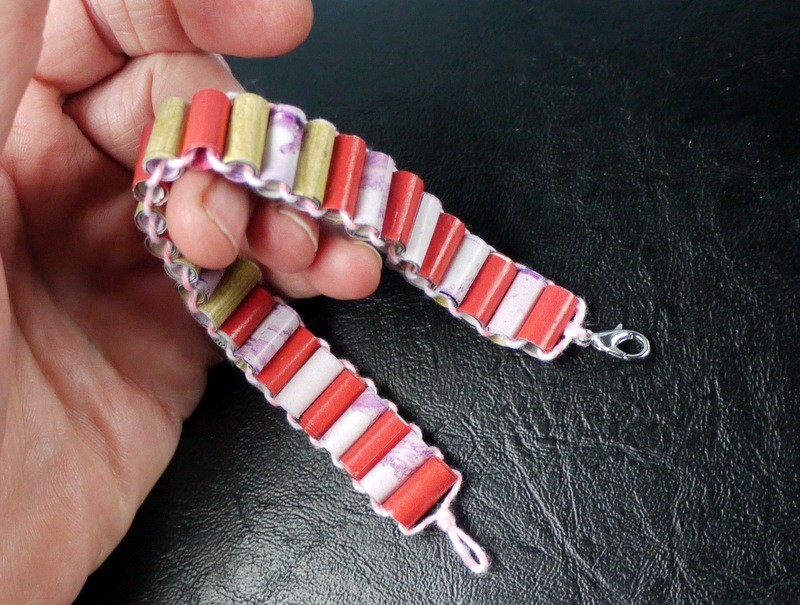 Making A Paper Bead Bracelet ThriftyFun