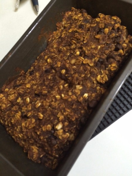 Chocolate Holiday Oat Loaf