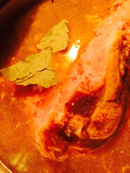 Creamy Ham Carrot Parsnip Soup