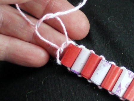 Paper Bead Bracelet