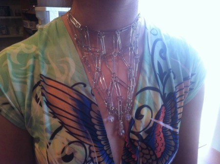 Making a Paper Clip Necklace