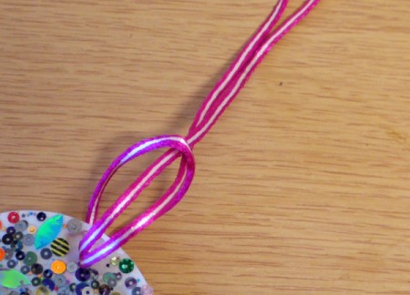 Glue and Sequin Sun Catcher