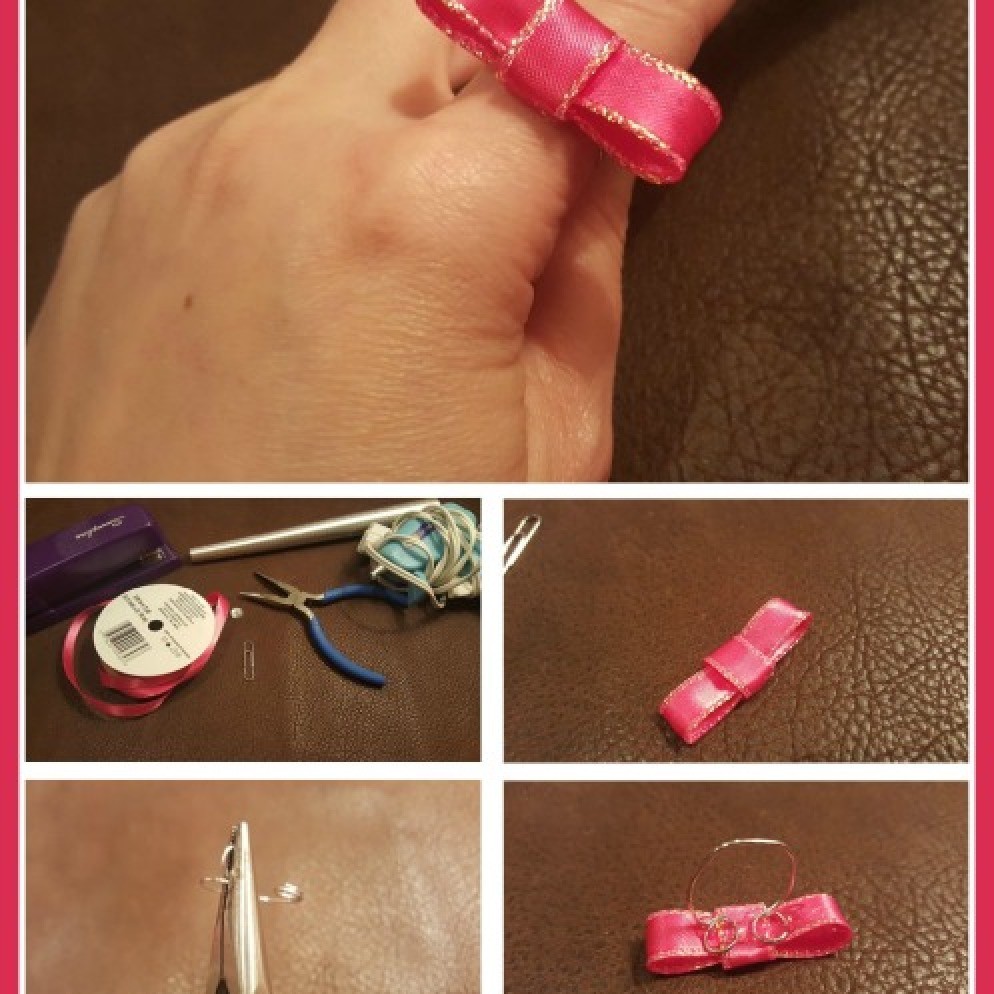 Making a Paper Clip Ribbon Ring ThriftyFun