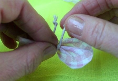 Shabby Chic Gift Tag - tying the knot