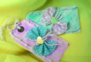 Shabby Chic Gift Tag - two gift tags