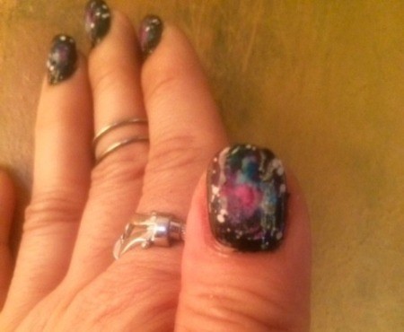 Galaxy Nail Art