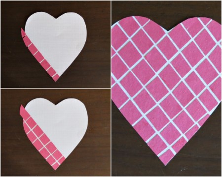 Mock Mosaic Valentine's Day Card