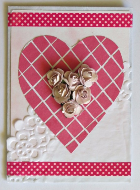 Mock Mosaic Valentine's Day Card