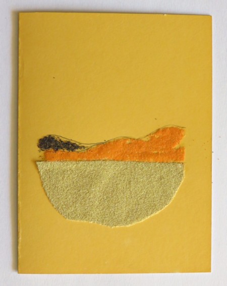 Desert Inspired Birthday Card - smaller dune coated with black sand