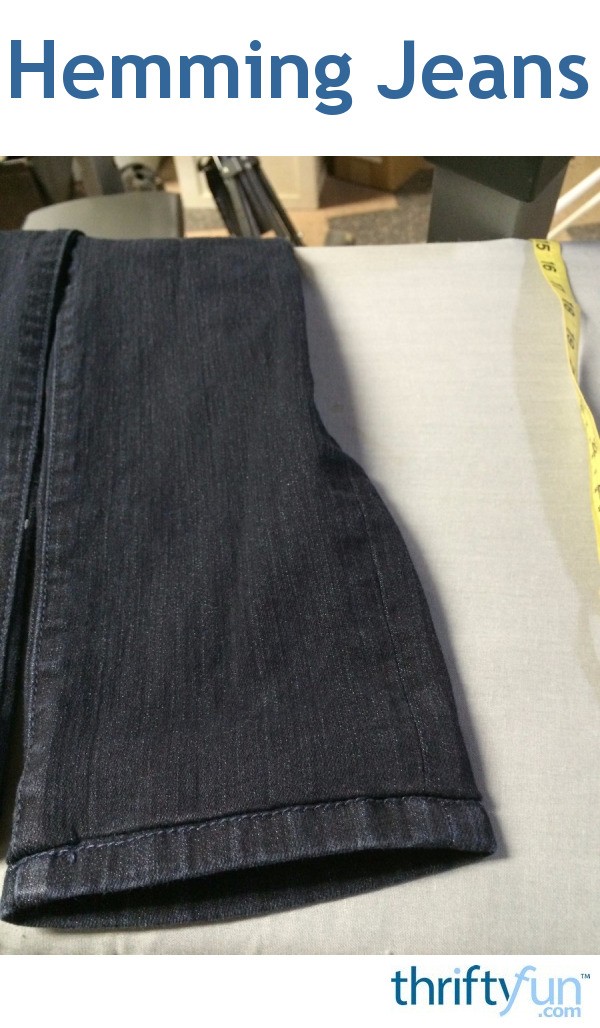 Hemming Jeans Like a Pro ThriftyFun