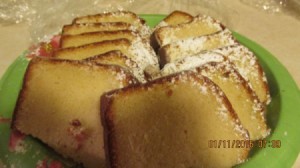 My Homemade Butter Pound Cake