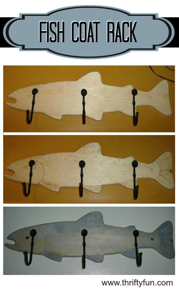 Making a Fish Coat Rack ThriftyFun