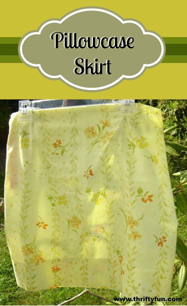 Making a Pillowcase Skirt ThriftyFun