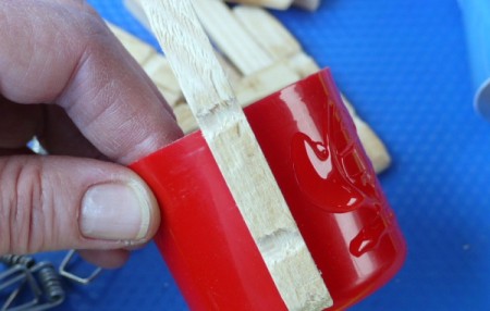 Clothespin Barrel Shaped Pot