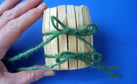 Clothespin Barrel Shaped Pot