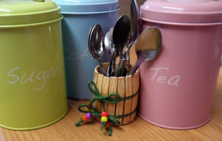 Clothespin Barrel Shaped Pot