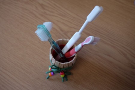 Clothespin Barrel Shaped Pot