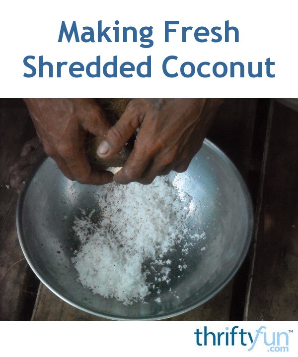 How To Make Fresh Shredded Coconut ThriftyFun