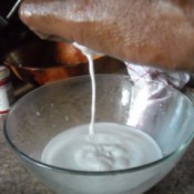 Making Fresh Coconut Milk