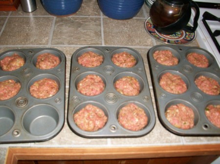 Meatloaf "Cupcakes"