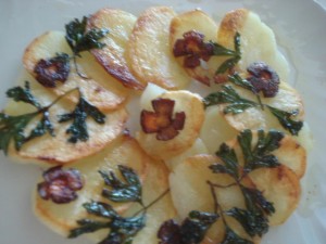 Potato Tahdig (Crispy Potato Cake)