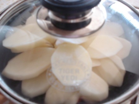 Potato Tahdig (Crispy Potato Cake)