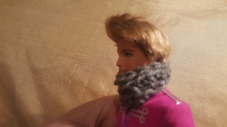 Crochet Cowl for Ken Doll