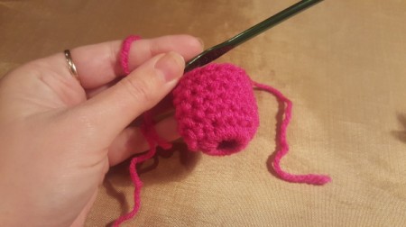 Crochet Ponytail Hat for Barbie Doll