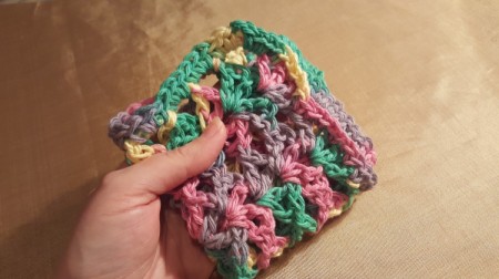 Lacy Crocheted Dishcloth