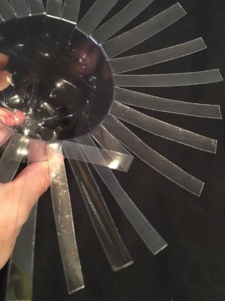 Plastic Bottle Starburst Vase