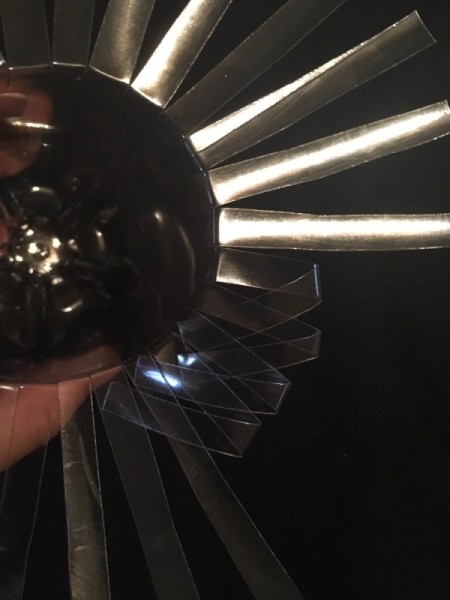 Plastic Bottle Starburst Vase