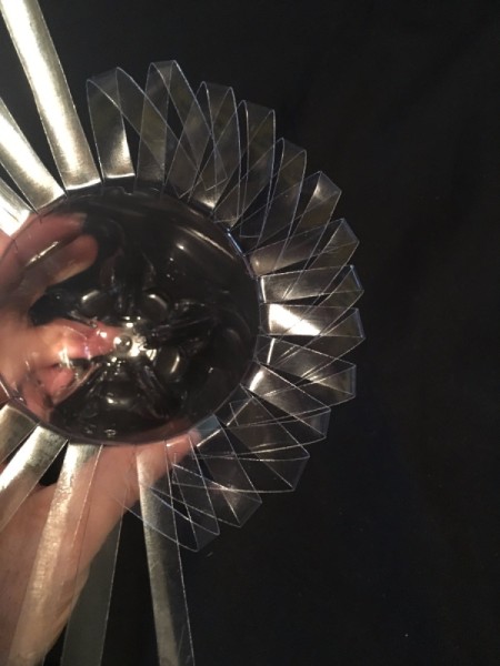 Plastic Bottle Starburst Vase