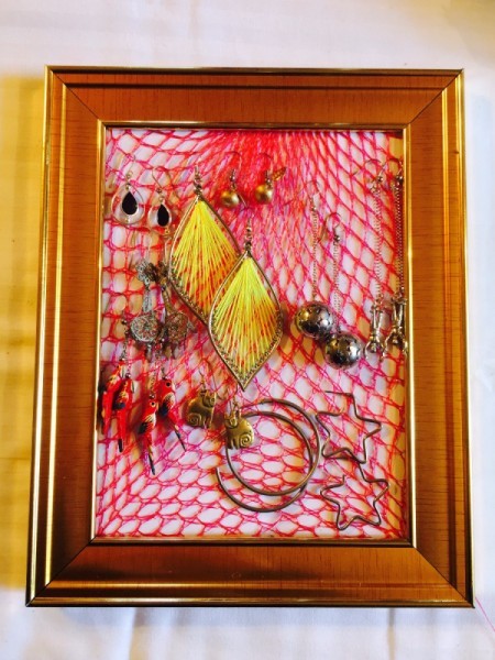 Produce Bag Earring Display