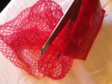 Produce Bag Earring Display