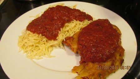 Homemade Chicken Parmesan