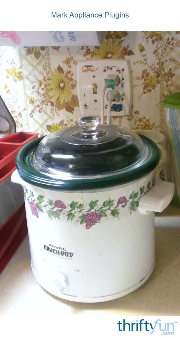 Mark Appliance Plugs ThriftyFun