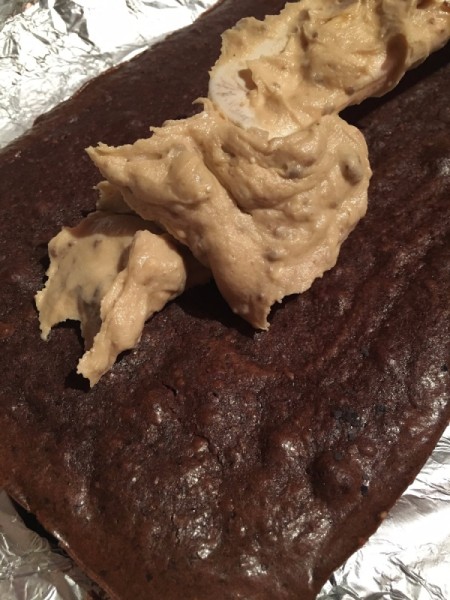 Cookie Dough Topped Brownies