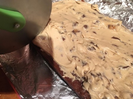 Cookie Dough Topped Brownies