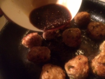 Glazed Chicken Teriyaki Meatballs