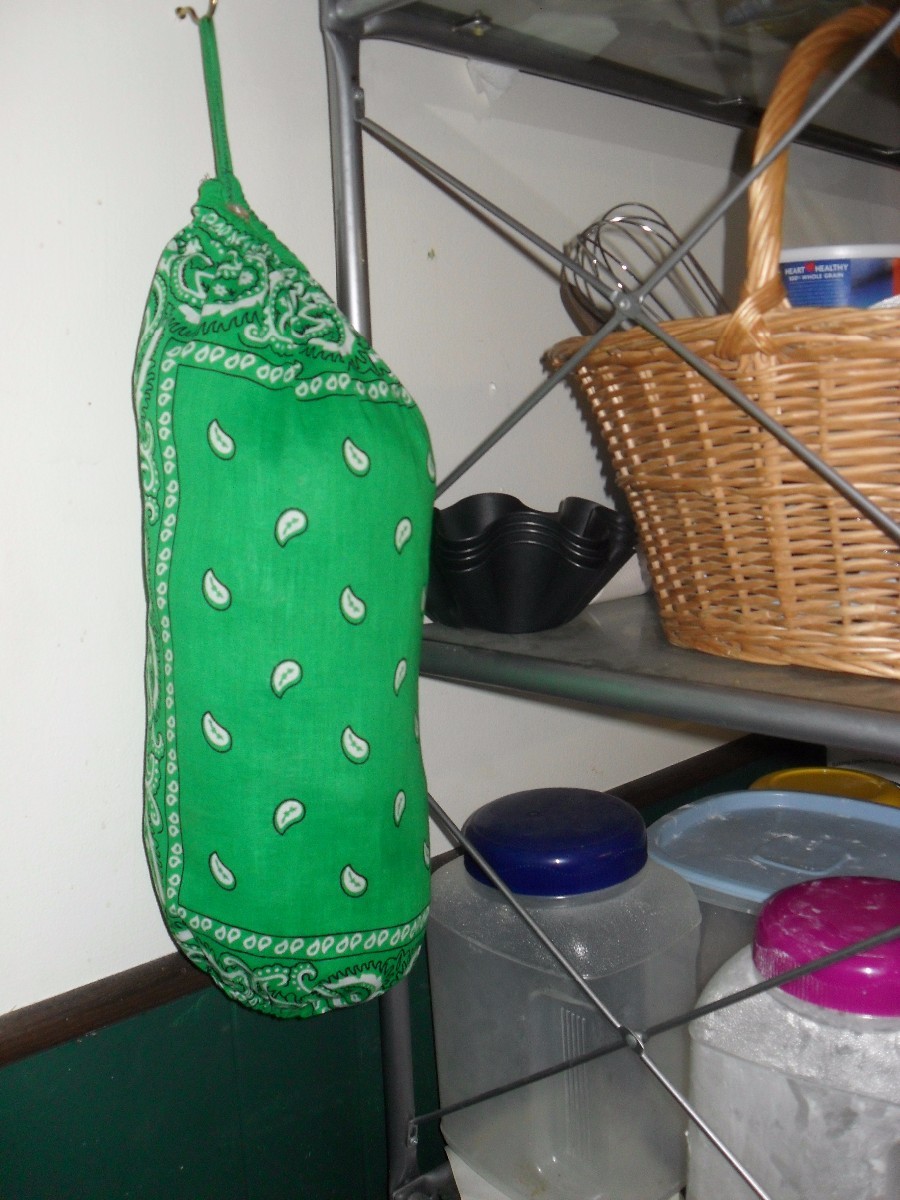 Bandana Storage Tube For Plastic Bags ThriftyFun