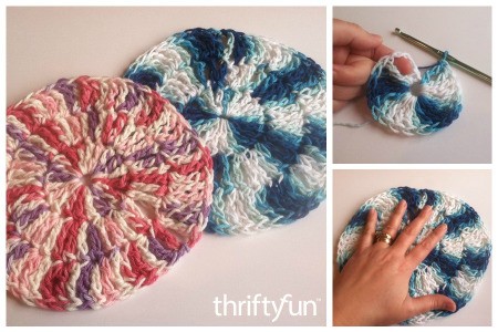 Making a Round Crocheted Dishcloth