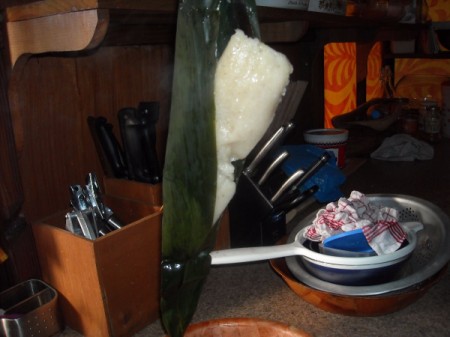 Homemade Tahitian eepoo.