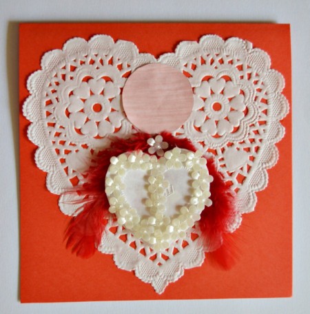 Message of Love Valentine Card