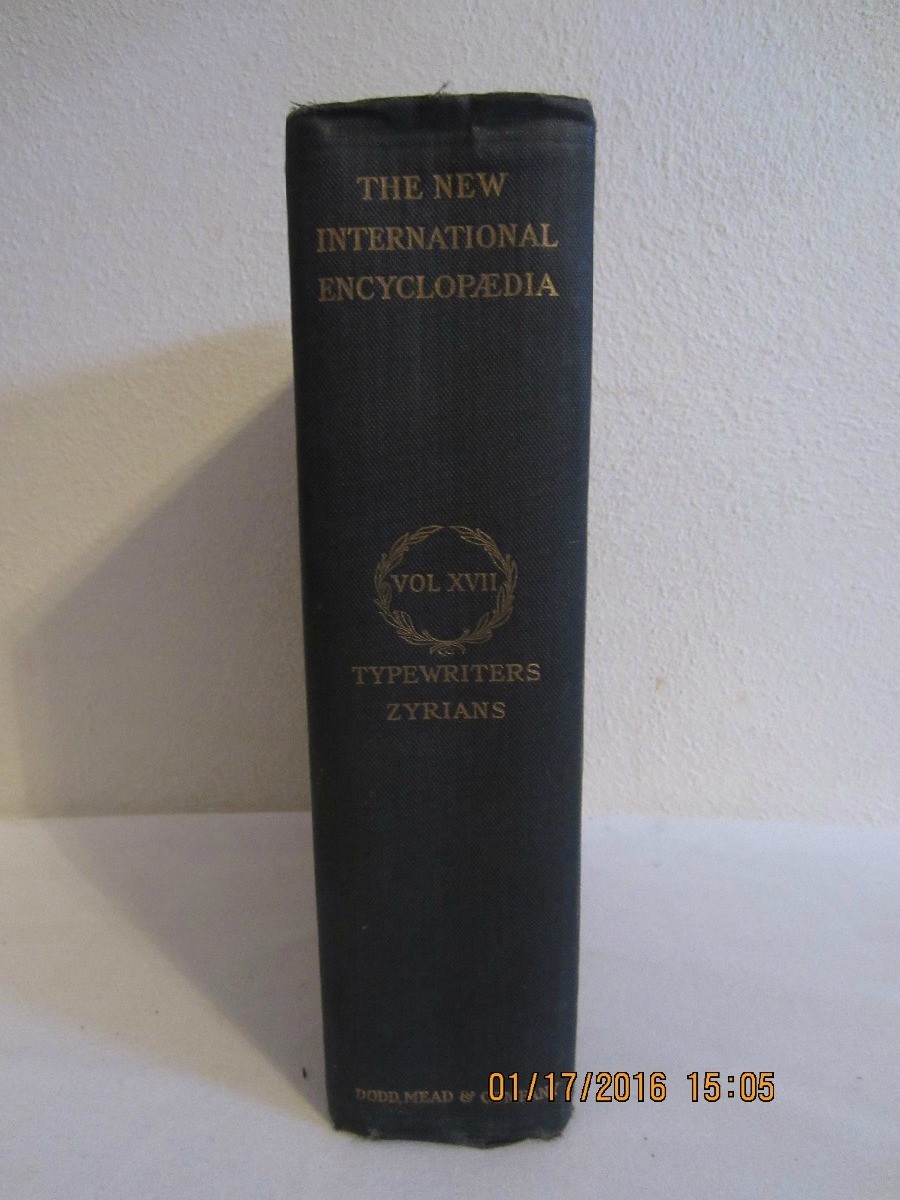 Value of 1903 New International Encyclopedia? | ThriftyFun
