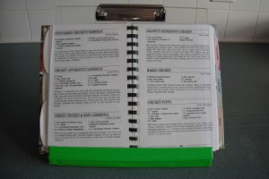 Homemade Recipe Book Holder