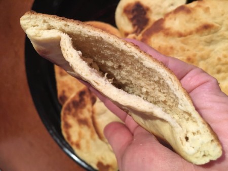 Yeast Free Pita Bread