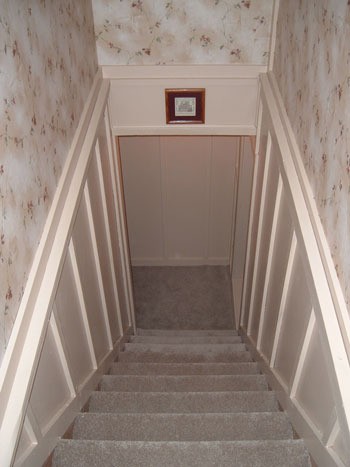 Stairway remodeled