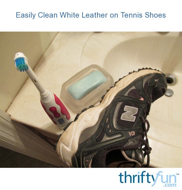 what to clean white leather shoes with