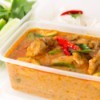 Thai food in a plastic container